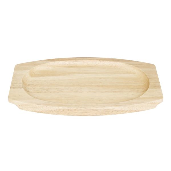 Olympia Hevea Board for Cast Iron Oval Sizzler 335x205mm for GJ557 - Image 2