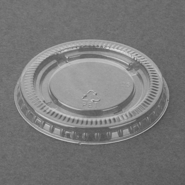 Fiesta Recyclable PET Lid for Portion Pots (Pack of 1000) - Image 2