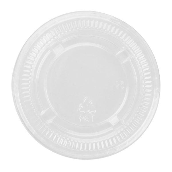 Fiesta Recyclable PET Lid for Portion Pots (Pack of 1000) - Image 3