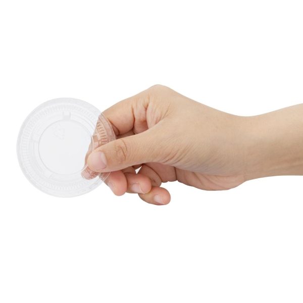 Fiesta Recyclable PET Lid for Portion Pots (Pack of 1000) - Image 4