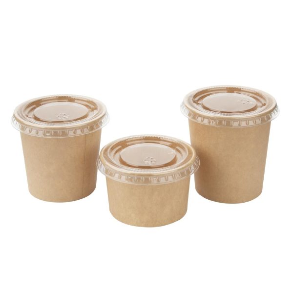 Fiesta Recyclable PET Lid for Portion Pots (Pack of 1000) - Image 5