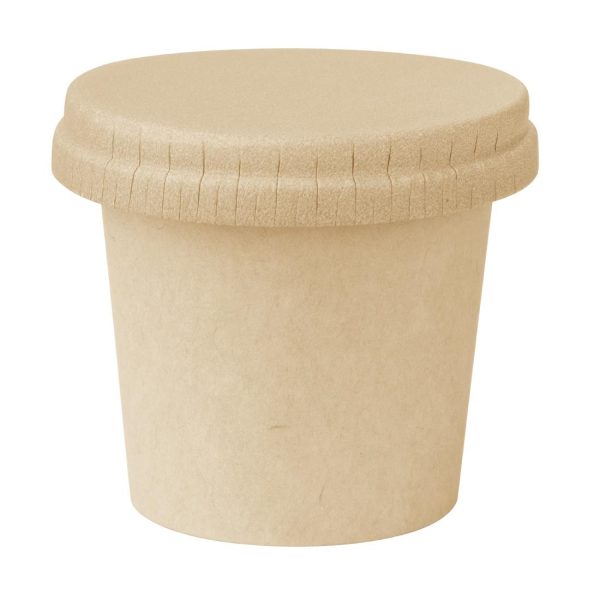 Fiesta Recyclable Paper Lids for Portion Pots (Pack of 1000) - Image 4