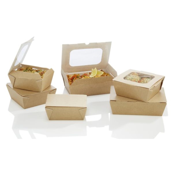 Huhtamaki Taste Large Food to Go Box (with Window) (Pack of 180) - Image 2