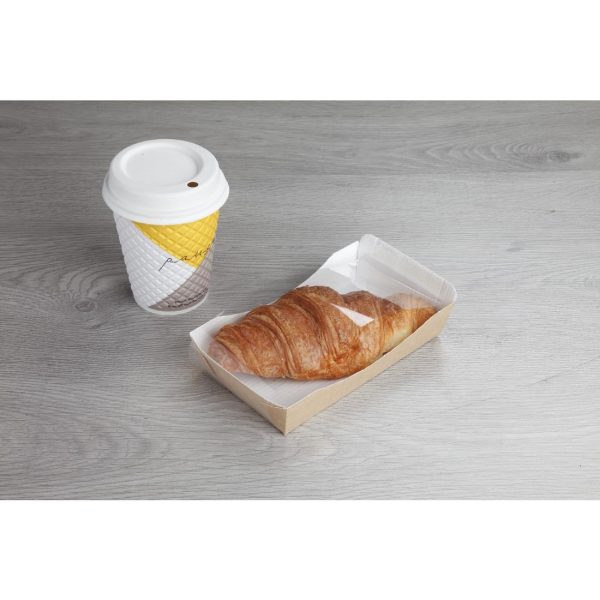 Huhtamaki Taste Croissant Tray with PET Film 'Sneezeguard' (Pack of 320) - Image 2