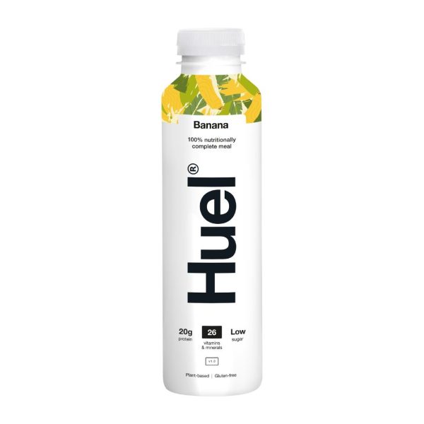 HUEL 100% Nutritionally Complete Meal Drink - Banana 500ml (Pack of 8)