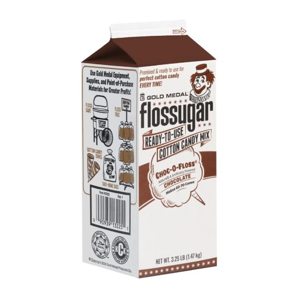 Flossugar Chocolate Ready to Use Cotton Candy Mix 1.47kg - Image 3