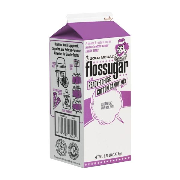 Flossugar Birthday Cake Ready to Use Cotton Candy Mix 1.47kg - Image 3