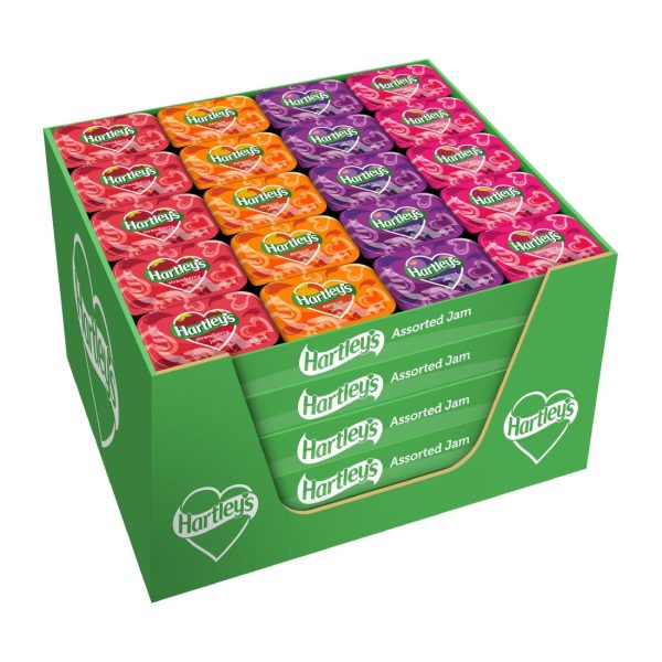 Hartley's Assorted Fruit Jams 20g (Pack of 100)