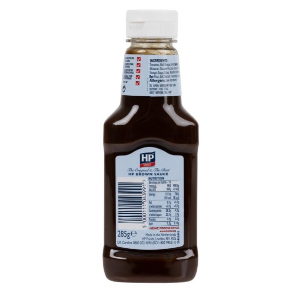 HP Table Top HP Brown Sauce 285g (Pack of 8) - Image 3