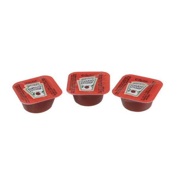 Heinz Tomato Ketchup Dip Pots 25ml (Pack of 100) - Image 3