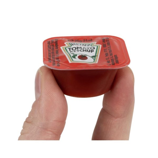 Heinz Tomato Ketchup Dip Pots 25ml (Pack of 100) - Image 5
