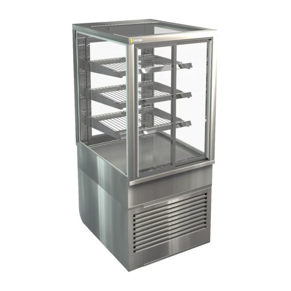 Cossiga Tower BTG Ambient Freestanding Multideck Display w/Front & Rear Sliding Doors 600mm