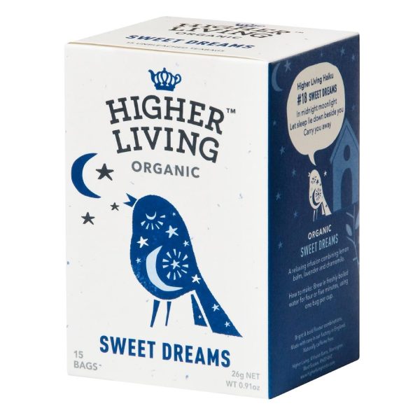 Higher Living Sweet Dreams Organic Teabags (Pack of 60) - Image 2
