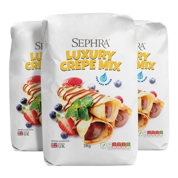 Sephra Crepe Mix 3kg (Pack of 4) - Image 2