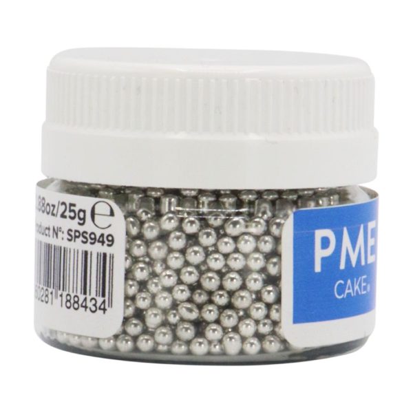 PME Silver Sugar Pearls 2.3mm - Image 3