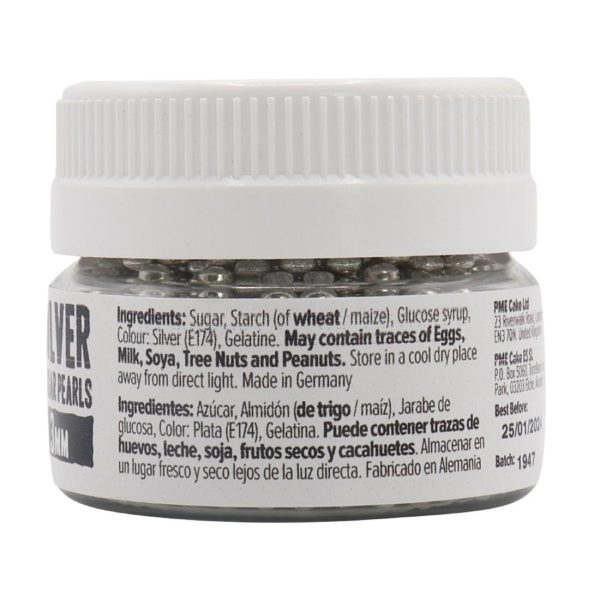PME Silver Sugar Pearls 3mm - Image 3