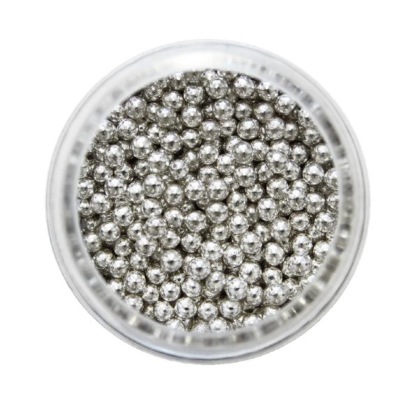 PME Silver Sugar Pearls 3mm - Image 5