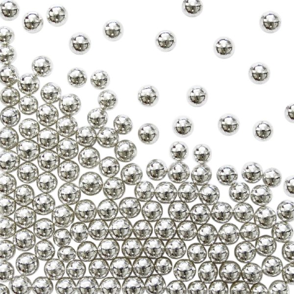PME Silver Sugar Pearls 4mm - Image 4