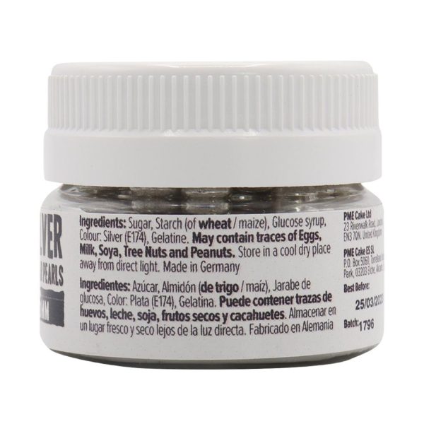 PME Silver Sugar Pearls 6mm - Image 3