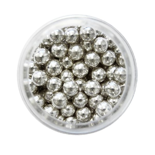 PME Silver Sugar Pearls 6mm - Image 5