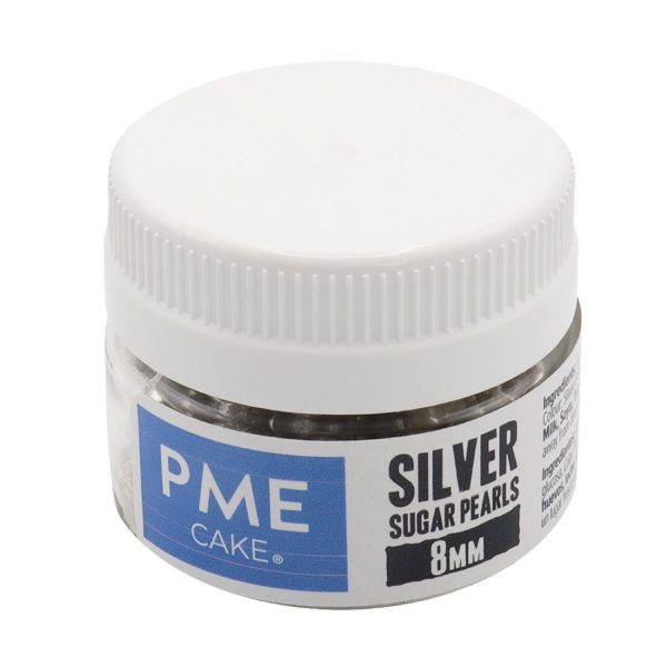 PME Silver Sugar Pearls 8mm - Image 6