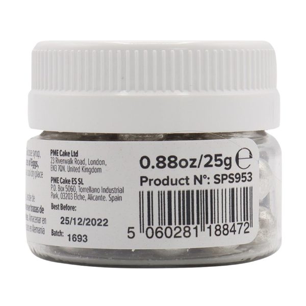 PME Silver Sugar Pearls 8mm - Image 7