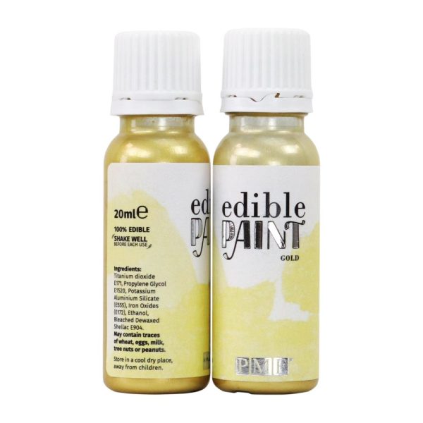 PME Edible Paint 20g - Gold - Image 4