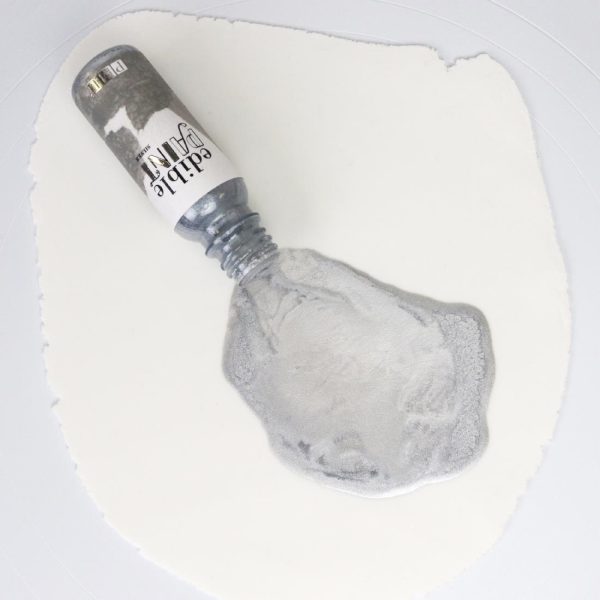 PME Edible Paint 20g - Silver - Image 3