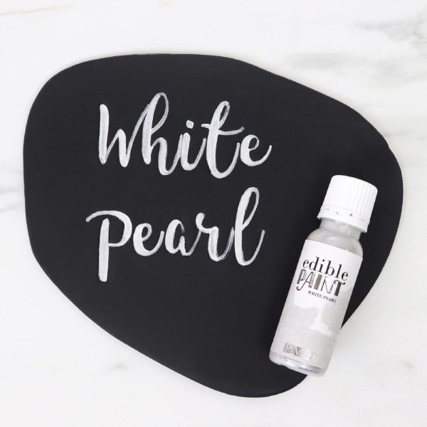 PME Edible Paint 20g - White Pearl - Image 3