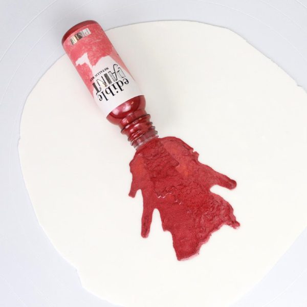 PME Edible Paint 20g - Metallic Red - Image 4