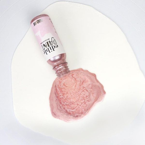 PME Edible Paint 20g - Metallic Pink - Image 5