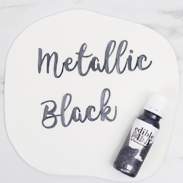 PME Edible Paint 20g - Metallic Black - Image 2