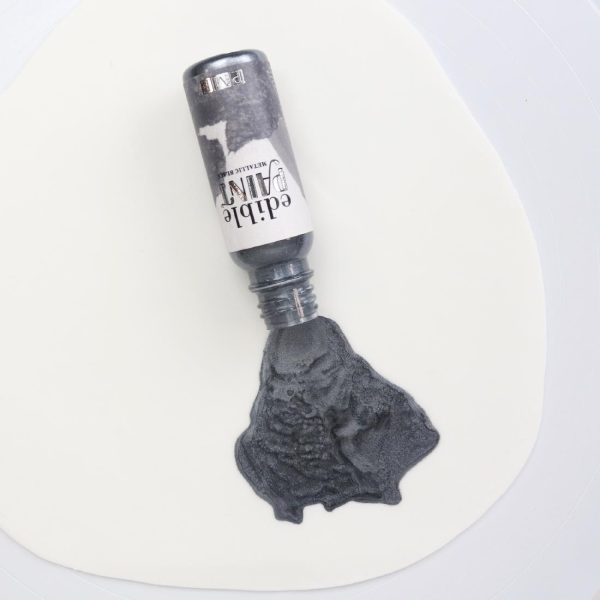 PME Edible Paint 20g - Metallic Black - Image 4