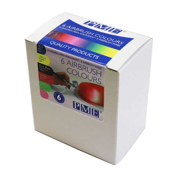 PME Airbrush Colours 25g (Pack of 6)