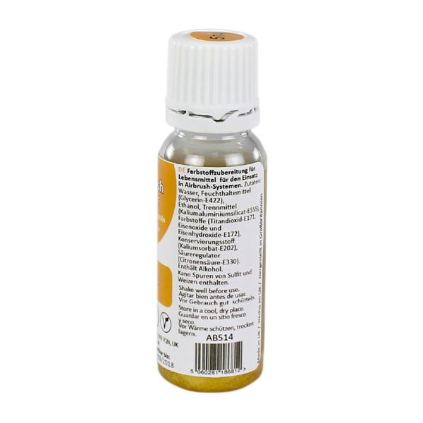 PME Airbrush Colour Gold 25g - Image 4
