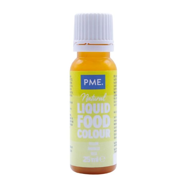 PME 100% Natural Food Colour - Lemon Yellow 25g