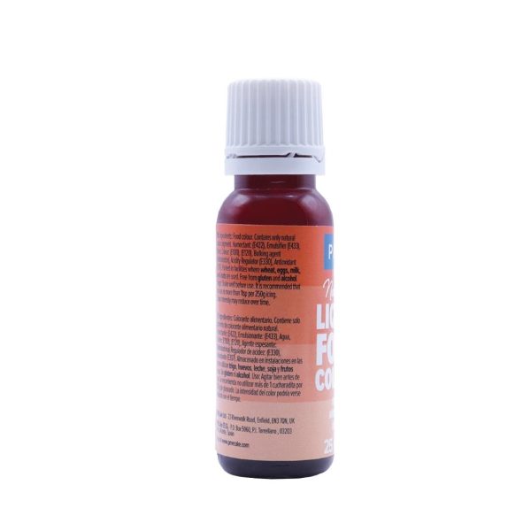 PME 100% Natural Food Colour - Orange 25g - Image 3