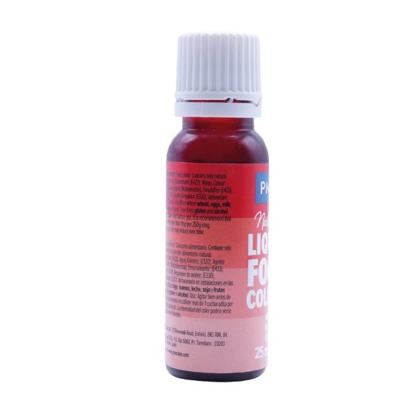 PME 100% Natural Food Colour - Red 25g - Image 2