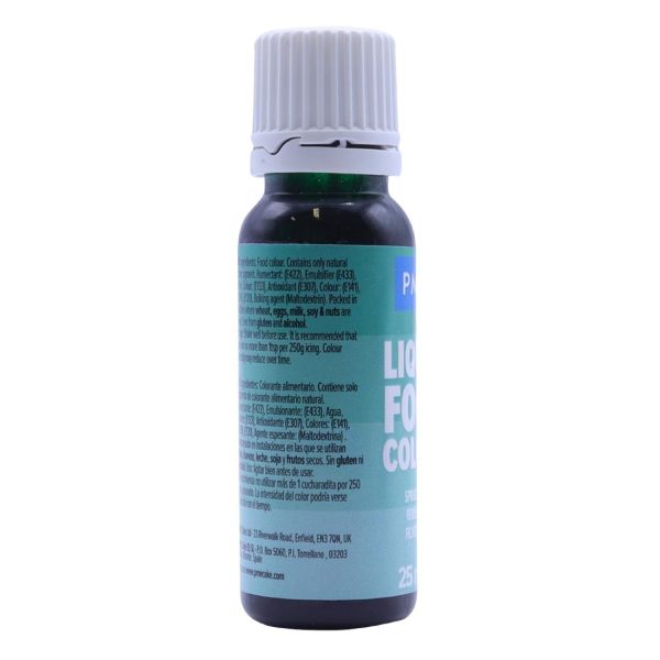 PME Food Colours 25g - Spruce Green - Image 2
