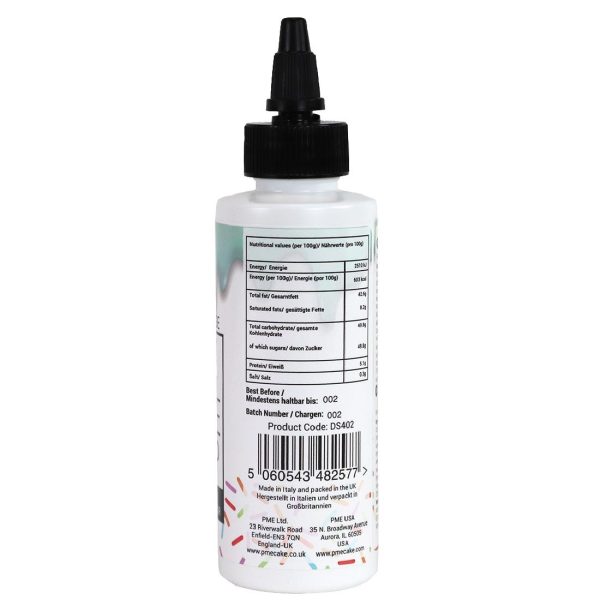 PME Luxury Cake Drip Blue Chocolate Flavour 150g - Image 2