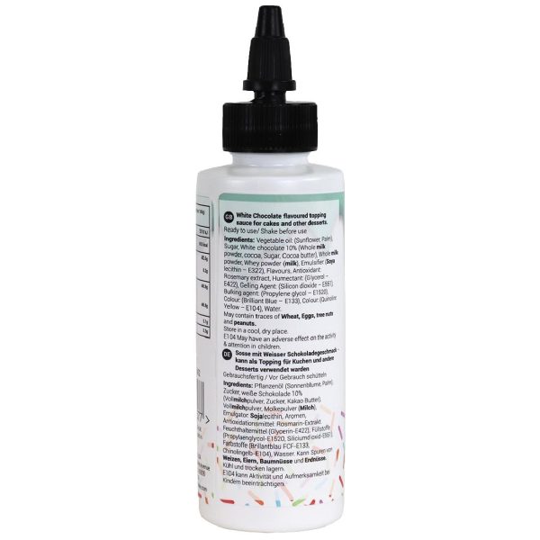 PME Luxury Cake Drip Blue Chocolate Flavour 150g - Image 3