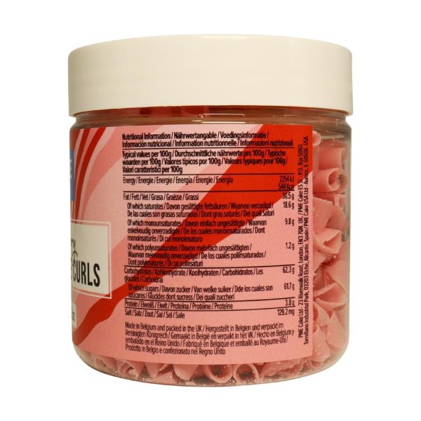 PME Chocolate Curls Strawberry 85g - Image 2