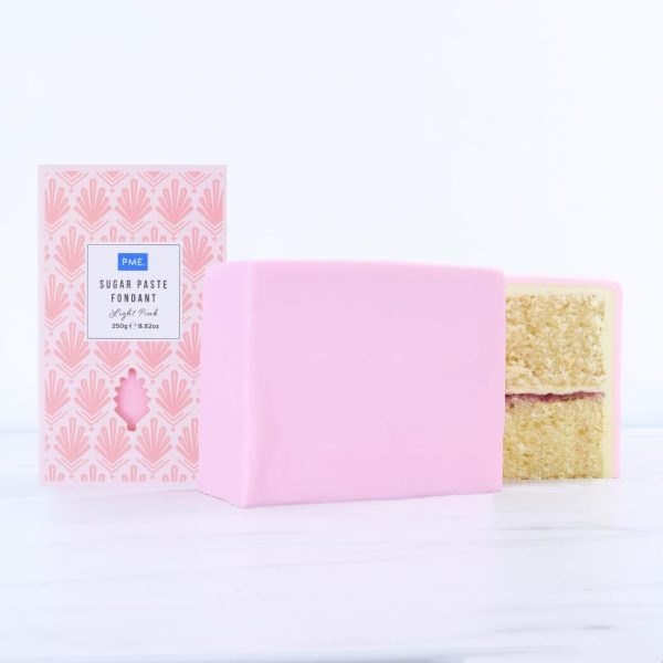 PME Sugar Paste Fondant Light Pink 250g - Image 3