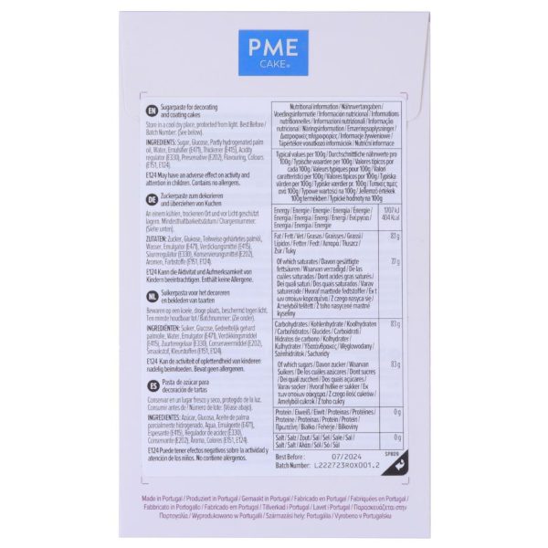 PME Sugar Paste Fondant Purple 250g - Image 2