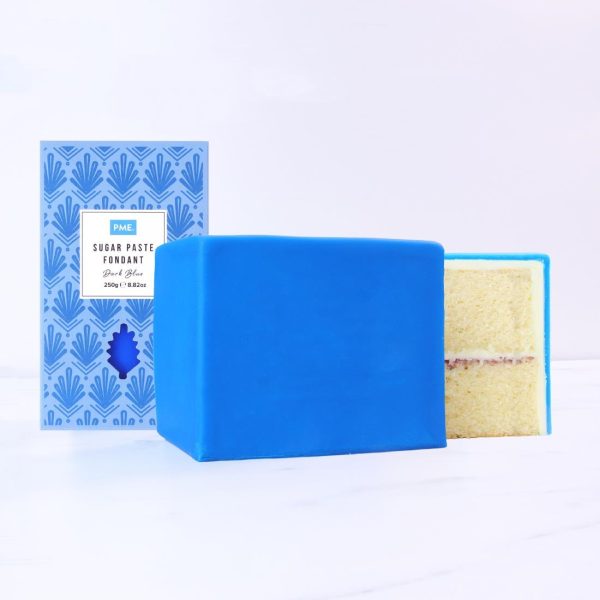 PME Sugar Paste Fondant Dark Blue 250g - Image 4