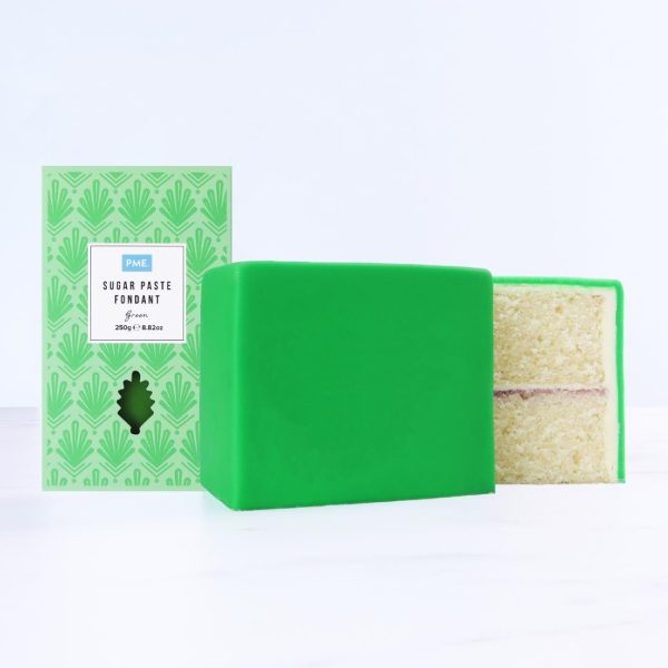 PME Sugar Paste Fondant Green 250g - Image 4