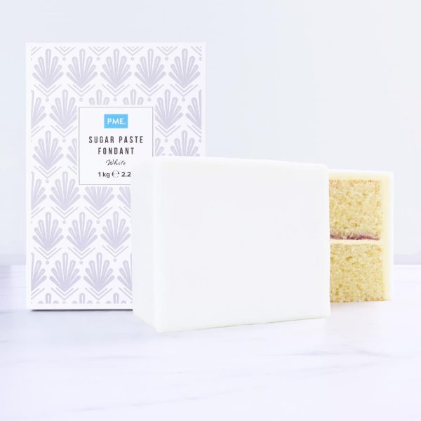 PME Sugar Paste Fondant White 1kg - Image 2