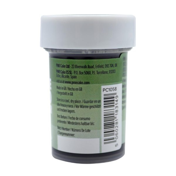 PME Concentrated Paste Food Colour - Sage Green 25g - Image 2