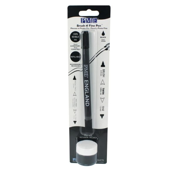 PME Brush & Fine Pen - Black - Image 2