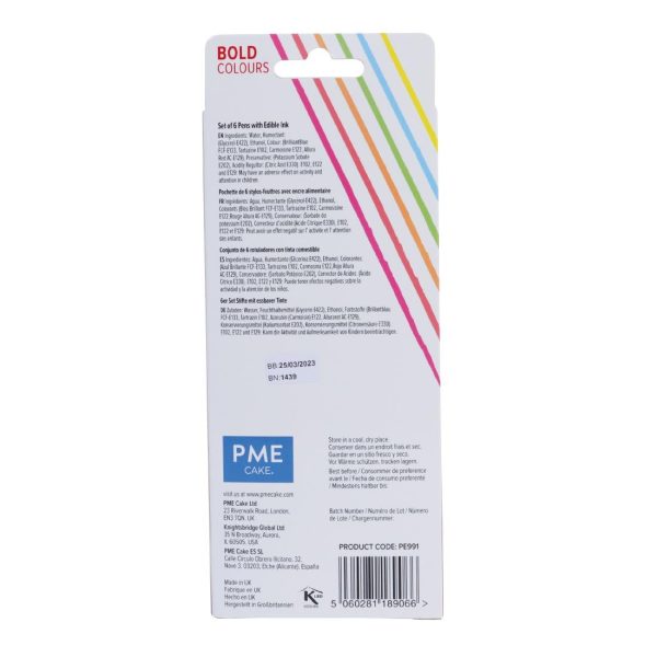 PME Brush & Fine Pen Set - Bold (Pack of 6) - Image 3
